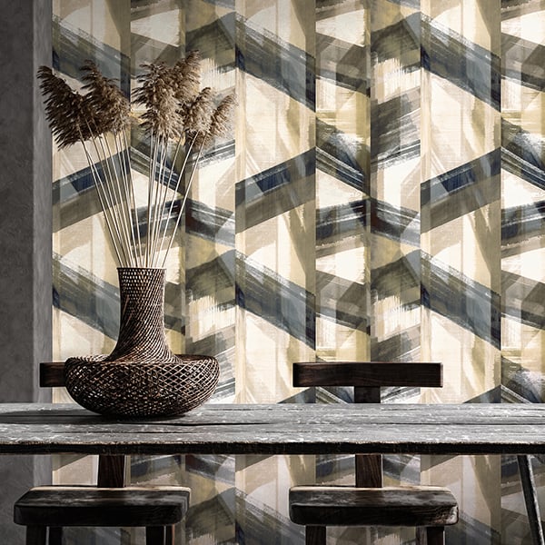 Galerie Wallpaper Product code: 26794R - Crafted Wallpaper Collection - Brown Taupe Gold Grey Black White Colours -  
