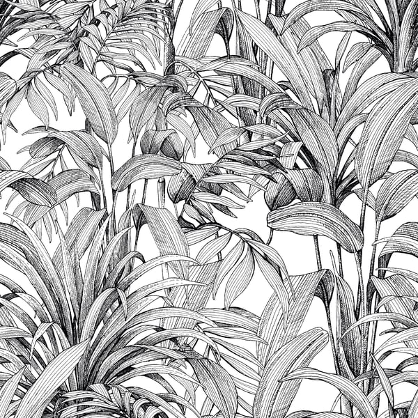 Galerie Wallpaper Product code: A58301_8 - One Roll One Motif II Wallpaper Collection - Black Colours -  