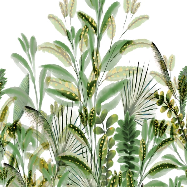 Galerie Wallpaper Product code: A59502_8 - One Roll One Motif II Wallpaper Collection - Green Colours -  