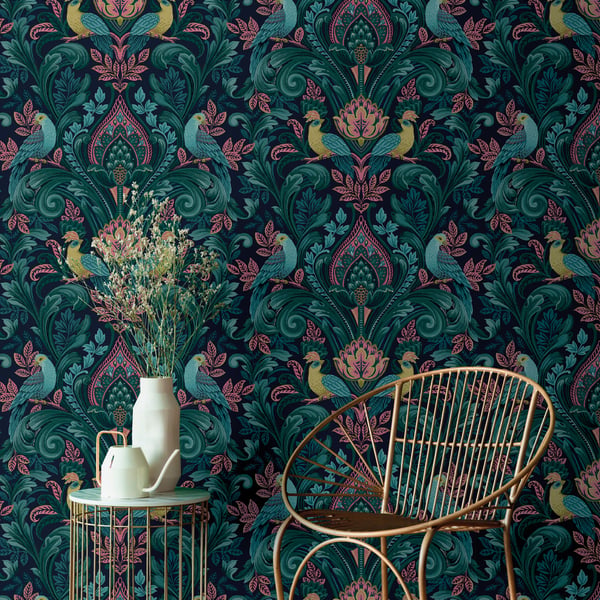Galerie Wallpaper Product code: A67801_2 - Arcadia Wallpaper Collection - Pink Colours -  