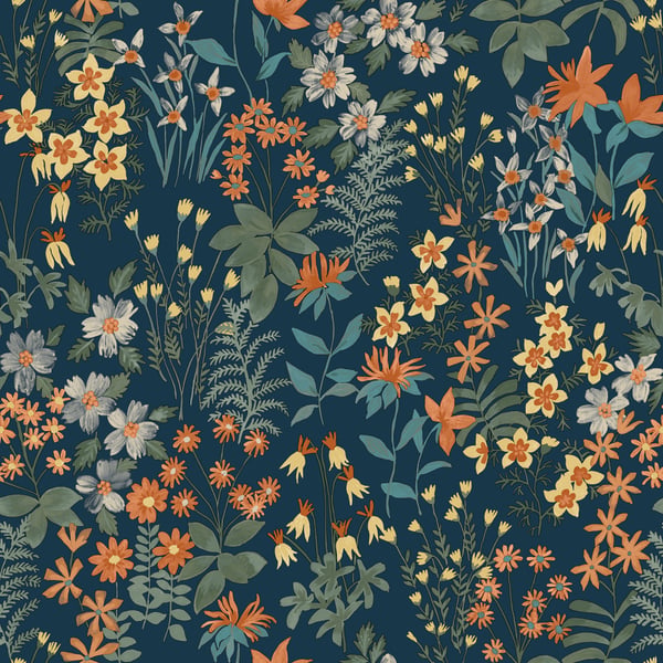 Galerie Wallpaper Product code: A70903 - Arcadia Wallpaper Collection - Blue Colours -  