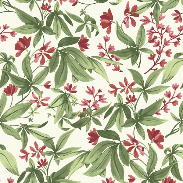 Galerie Wallpaper Product code: A80401 - Inia Wallpaper Collection - Fuchsia Colours -  