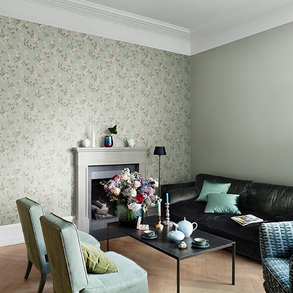 Galerie Wallpaper Product code: FC31517R - Floral Chic Wallpaper Collection -   