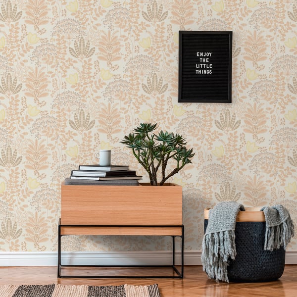 Galerie Wallpaper Product code: FL61125_2 - Flourish Wallpaper Collection - Yellow/Orange Colours -  