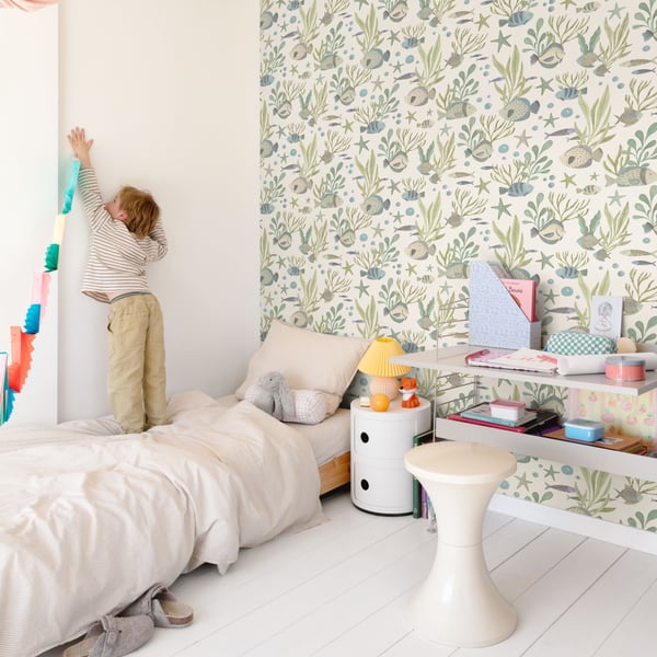 Galerie Wallpaper Product code: LD3309_2 - Little Dreamers Wallpaper Collection - Aqua Colours -  