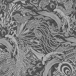 Galerie Wallcoverings Product Code: 12611 - Ted Baker Fantasia Wallpaper Collection Galerie Wallcoverings Product Code 12611 - Ted Baker Fantasia Wallpaper Collection - Grey Silver Colours - Eastern Tide Design