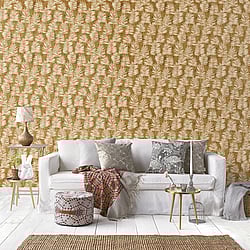 Galerie Wallcoverings Product Code: DWP0365-04 - Zen Wallpaper Collection Galerie Wallcoverings Product Code DWP0365-04 - Zen Wallpaper Collection - Tumbling Leaf Design