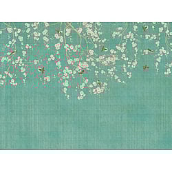 Galerie Wallcoverings Product Code WH45284M - Welcome Home Murals Wallpaper Collection - Blue, Cream, Green Colours - Blossom Serenity Design