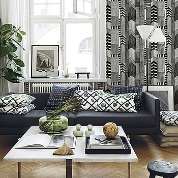 Galerie Wallcoverings Product Code 14111 - Marimekko 5 Wallpaper Collection - Black White Colours -  