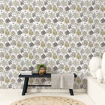 Galerie Wallcoverings Product Code 18557 - Into The Wild Wallpaper Collection - Yellow Colours -  
