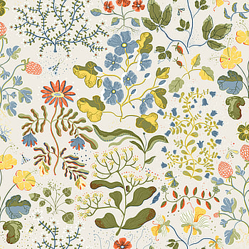 Galerie Wallcoverings Product Code 22001 - Fagring Wallpaper Collection - Beige/green Colours -  