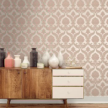 Galerie Wallcoverings Product Code 25724 - Classic Italian Wallpaper Collection - Pink Colours -  