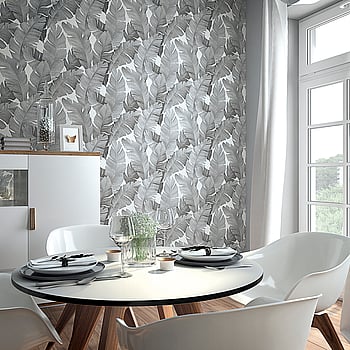 Galerie Wallcoverings Product Code 31624 - The New Design Book Wallpaper Collection - black silver Colours -  