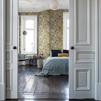 Galerie Wallcoverings Product Code 33002 - Apelviken Wallpaper Collection - Pink Yellow Blue Colours -  