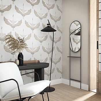 Galerie Wallcoverings Product Code 34529 - The New Design Book Wallpaper Collection - White, Beige Colours -  