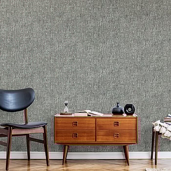 Galerie Wallcoverings Product Code 64991 - Crafted Wallpaper Collection - Grey Silver Black Colours -  