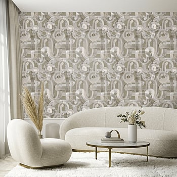 Galerie Wallcoverings Product Code 65322 - Salt Wallpaper Collection - Nutmeg Colours -  