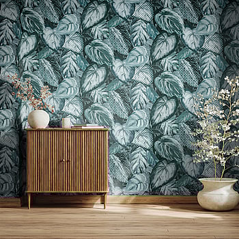 Galerie Wallcoverings Product Code 81345 - Pepper Wallpaper Collection - Spirulina Colours -  