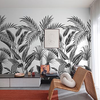 Galerie Wallcoverings Product Code A40801 - One Roll One Motif II Wallpaper Collection - Black Colours -  