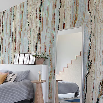 Galerie Wallcoverings Product Code A50802 - One Roll One Motif II Wallpaper Collection - Blue Colours -  