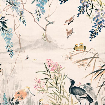 Galerie Wallcoverings Product Code A52301 - One Roll One Motif II Wallpaper Collection - Blue Colours -  