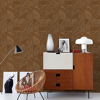 Galerie Wallcoverings Product Code A69101 - Karuna Wallpaper Collection - Brown Colours -  