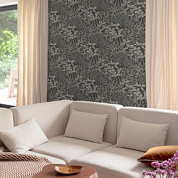 Galerie Wallcoverings Product Code A78903 - Inia Wallpaper Collection - Black Colours -  