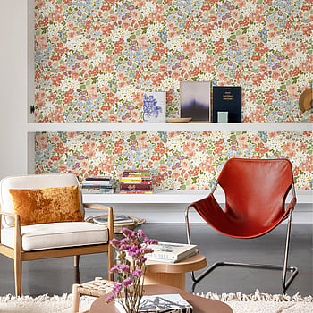 Galerie Wallcoverings Product Code A80502 - Inia Wallpaper Collection - Fuschia Colours -  