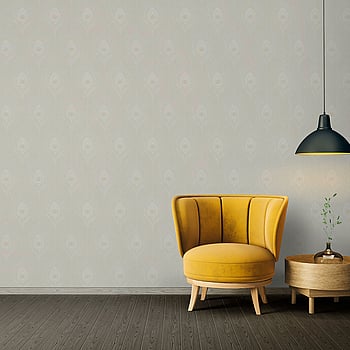 Galerie Wallcoverings Product Code AC60003 - Absolutely Chic Wallpaper Collection - Beige Grey Metallic Colours -  