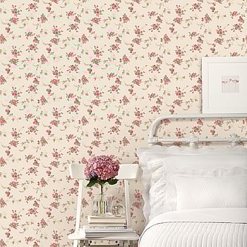 Galerie Wallcoverings Product Code AF37708 - Abby Rose 4 Wallpaper Collection - Red Cream Green Colours -  