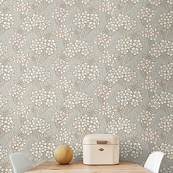 Galerie Wallcoverings Product Code ET12016 - Arts and Crafts Wallpaper Collection - Pale Blue Beige White Colours -  