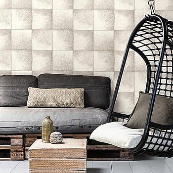 Galerie Wallcoverings Product Code EX31022 - Exposed Wallpaper Collection - Grey White Colours -  