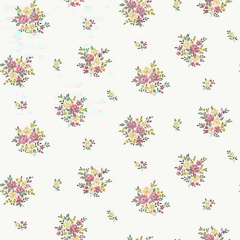 Galerie Wallcoverings Product Code G23235 - Country Cottage Wallpaper Collection - Red Yellow Green Colours -  
