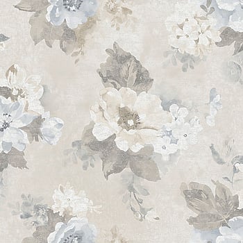 Galerie Wallcoverings Product Code G34103 - Country Cottage Wallpaper Collection - Blue Grey Cream Colours -  
