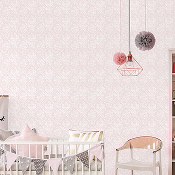 Galerie Wallcoverings Product Code G45300 - Vintage Roses Wallpaper Collection - Pink White Colours -  