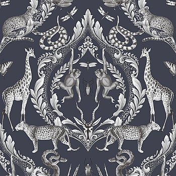 Galerie Wallcoverings Product Code G78311 - Bazaar Wallpaper Collection - Navy Colours -  