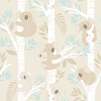 Galerie Wallcoverings Product Code G78384 - Tiny Tots 2 Wallpaper Collection - Beige Turquoise Glitter Colours -  