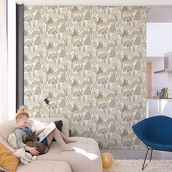 Galerie Wallcoverings Product Code LD2103 - Little Dreamers Wallpaper Collection - Beige Colours -  