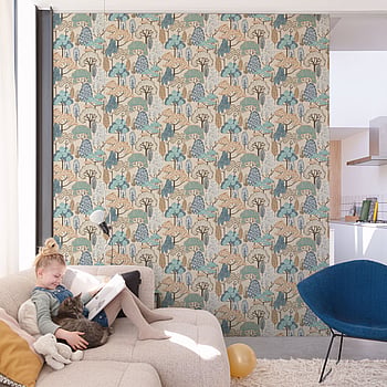 Galerie Wallcoverings Product Code LD2115 - Little Dreamers Wallpaper Collection - Blue Colours -  