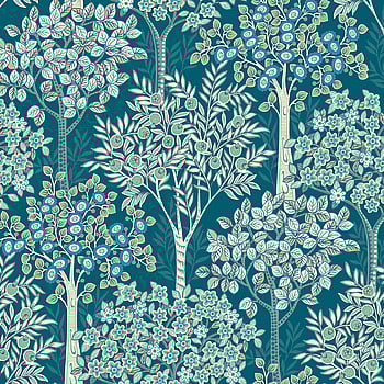 Galerie Wallcoverings Product Code TJ40312 - Mulberry Tree Wallpaper Collection - Teal Colours -  