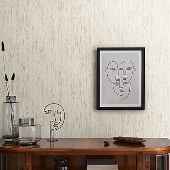 Galerie Wallcoverings Product Code WW22229 - Woods And Wicker Wallpaper Collection - Metallic White Colours -  